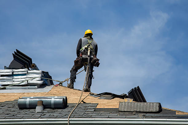 Professional Roofing technician working in Omaha, TX